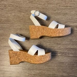 Dolce Vita Linda Off White Leather Heels